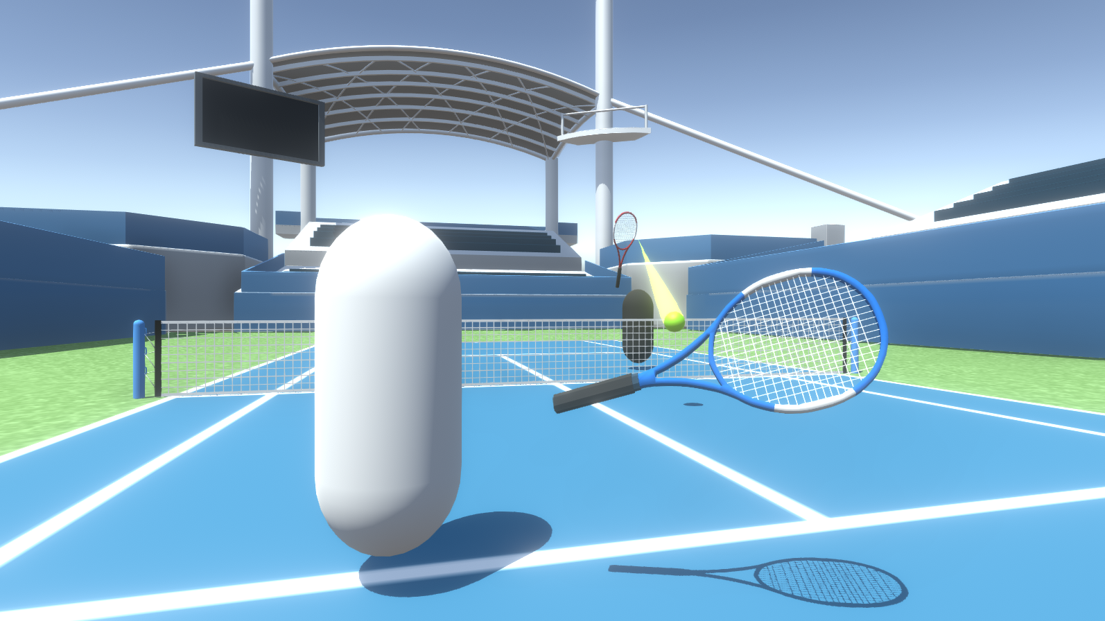 MinimumTennisのゲーム画面